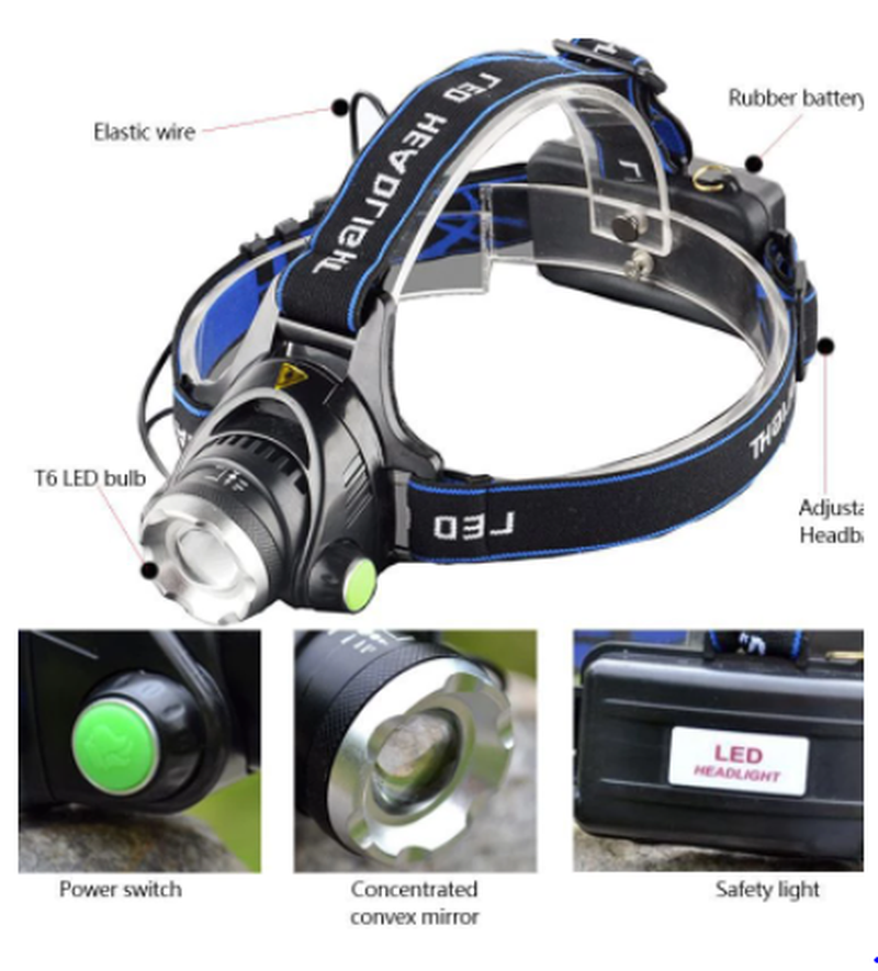 F.B.I F-823A Su Geçirmez Şarjlı Kafa Lambası F.B.I F-823A Su Geçirmez Şarjlı Kafa Lambası