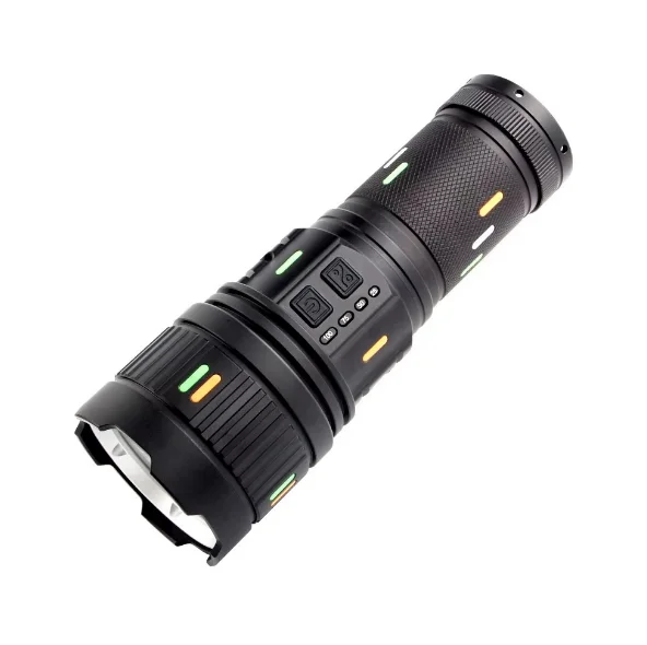 F.B.I Pro F-3001 Alüminyum TG LED Güç Göstergeli Type-C Şarjlı El Feneri 100 W