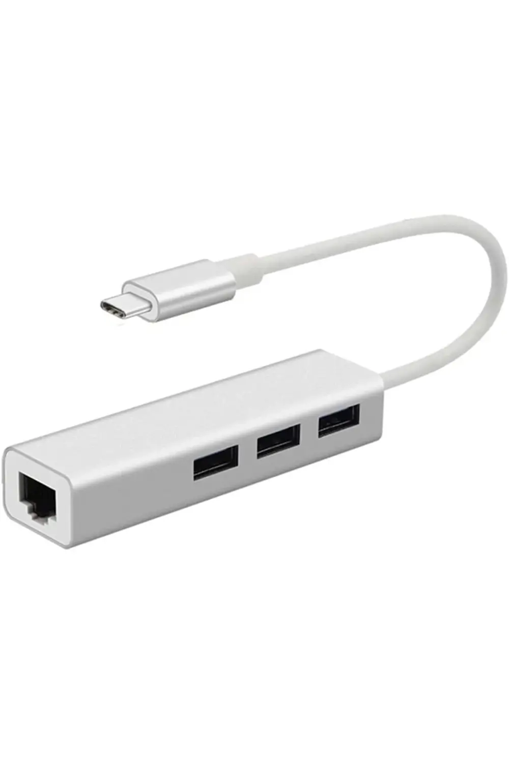 FC05 Type-C To 3 X 3.0 USB + RJ45 LAN Ethernet Çevirici MacBook U