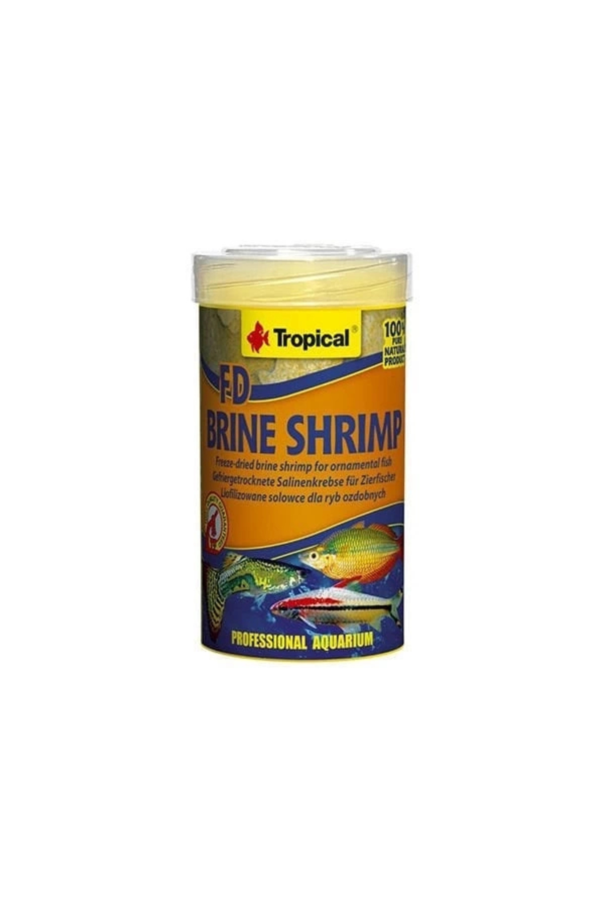 FD Brine Shrimp Kurutulmuş Küp Karides Süs Balık Yemi 100 Ml 10 G