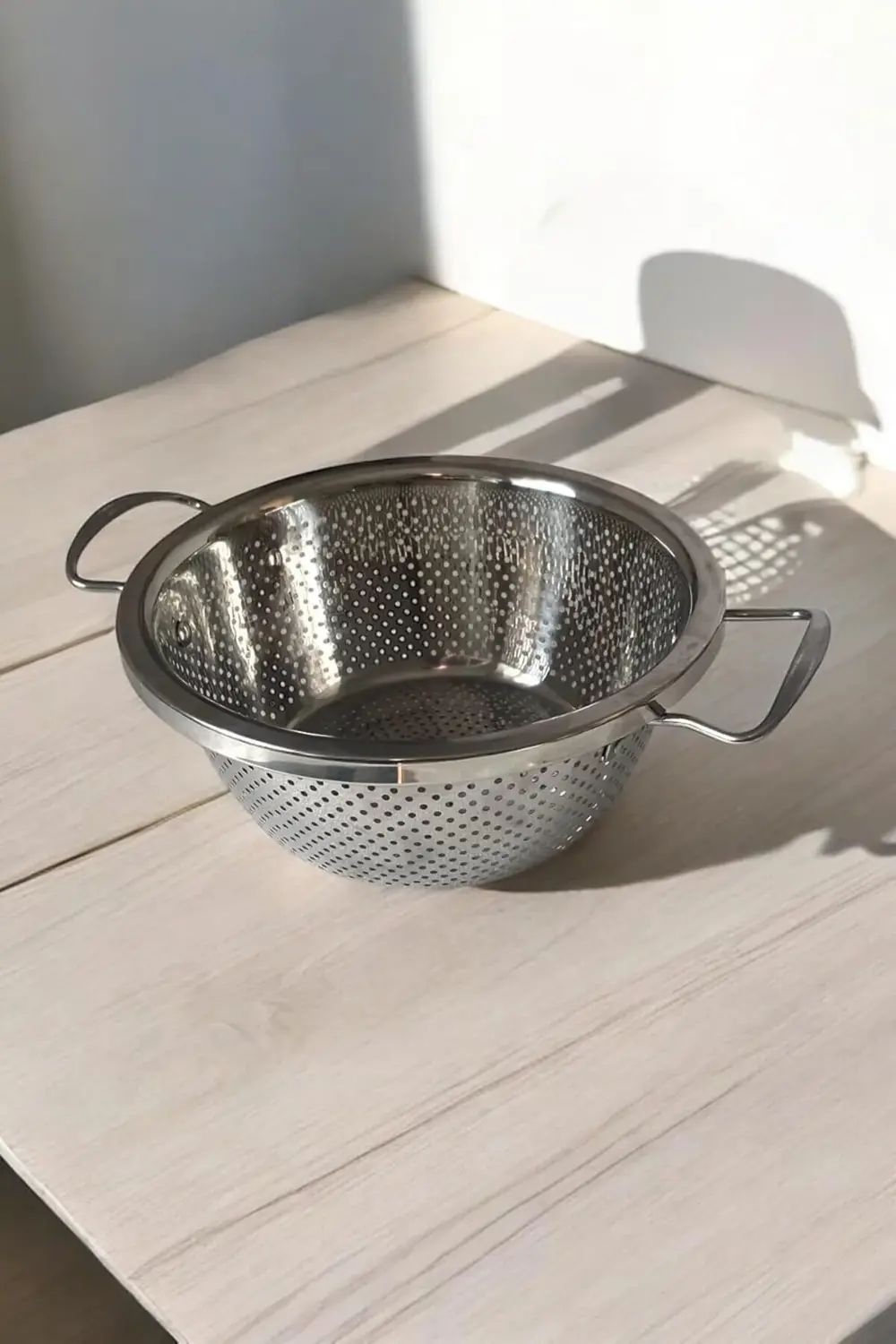 fee Çelik Kulplu Süzgeç - Çapı 21,5 Cm Paslanmaz ve Kararmaz 8908