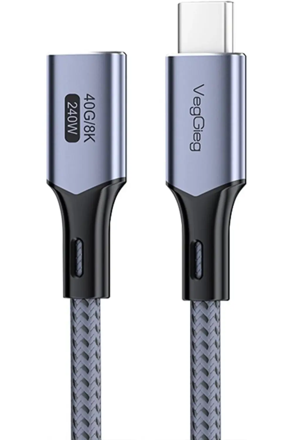 fee USB 4.0 E-Mark 240W 40Gbps Thunderbolt 4 8K 60Hz Type-C Uzatm
