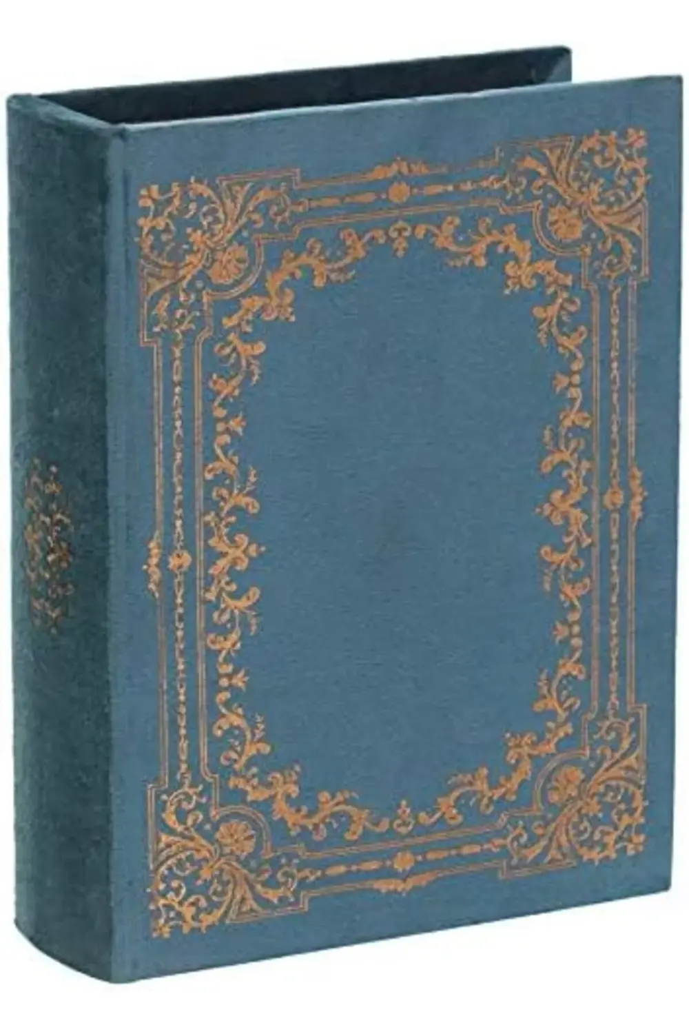 fee Vintiquewise QI003691.B kitap şeklinde dekoratif saklama kutu