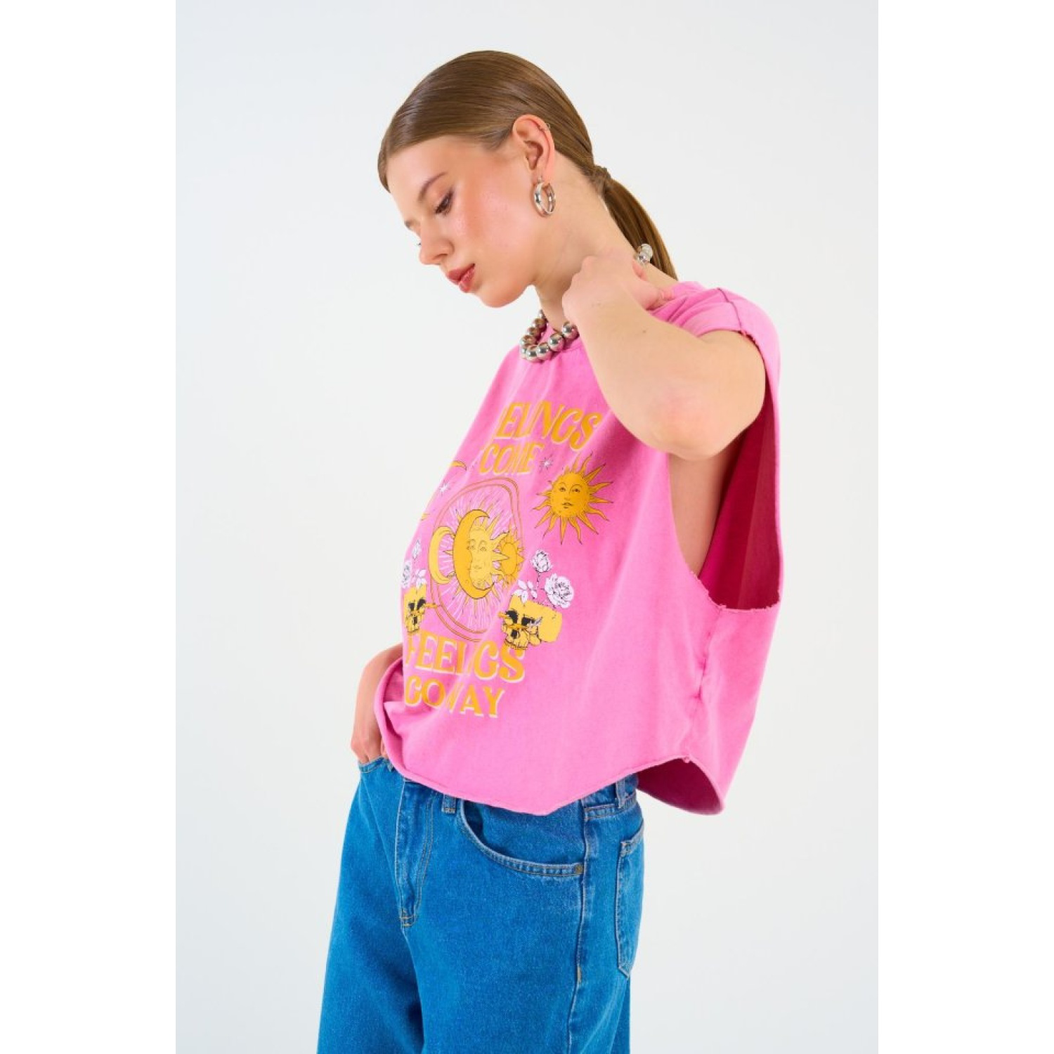 FEELİNGS T-shirt - Fuşya
