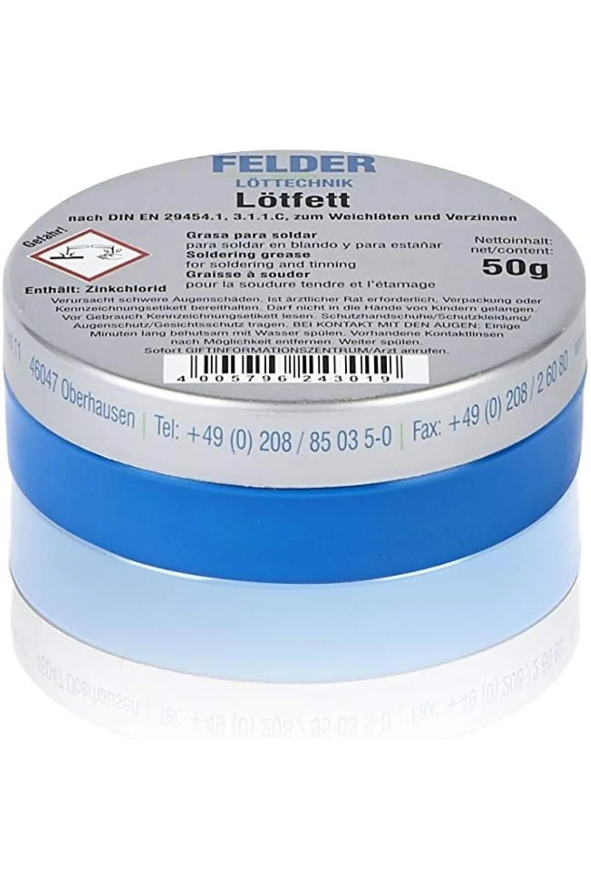 Felder Lötfett 50 gr Lehim Pastası
