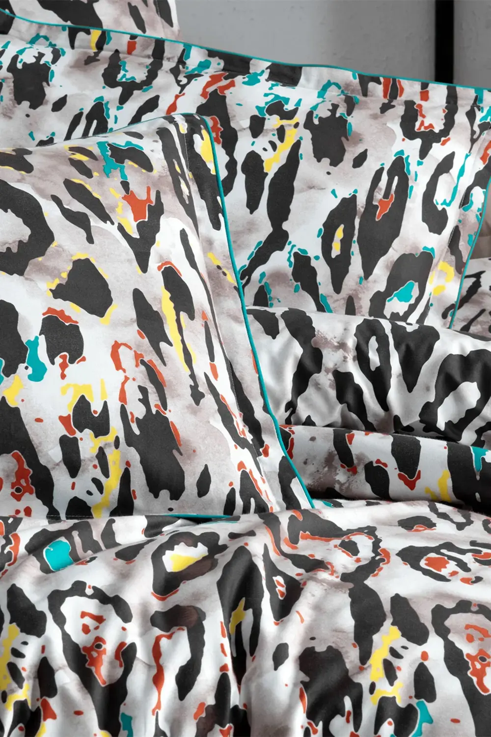 Felida Bej Tek Kişilik %100 Pamuk Poplin Çift Taraflı Nevresim Ta