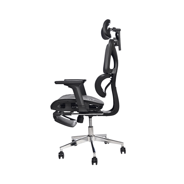 Felix  Ayak Uzatmalı Çalışma Koltuk Siyah