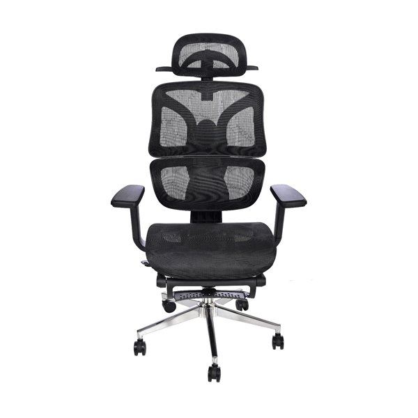 Felix  Ayak Uzatmalı Çalışma Koltuk Siyah