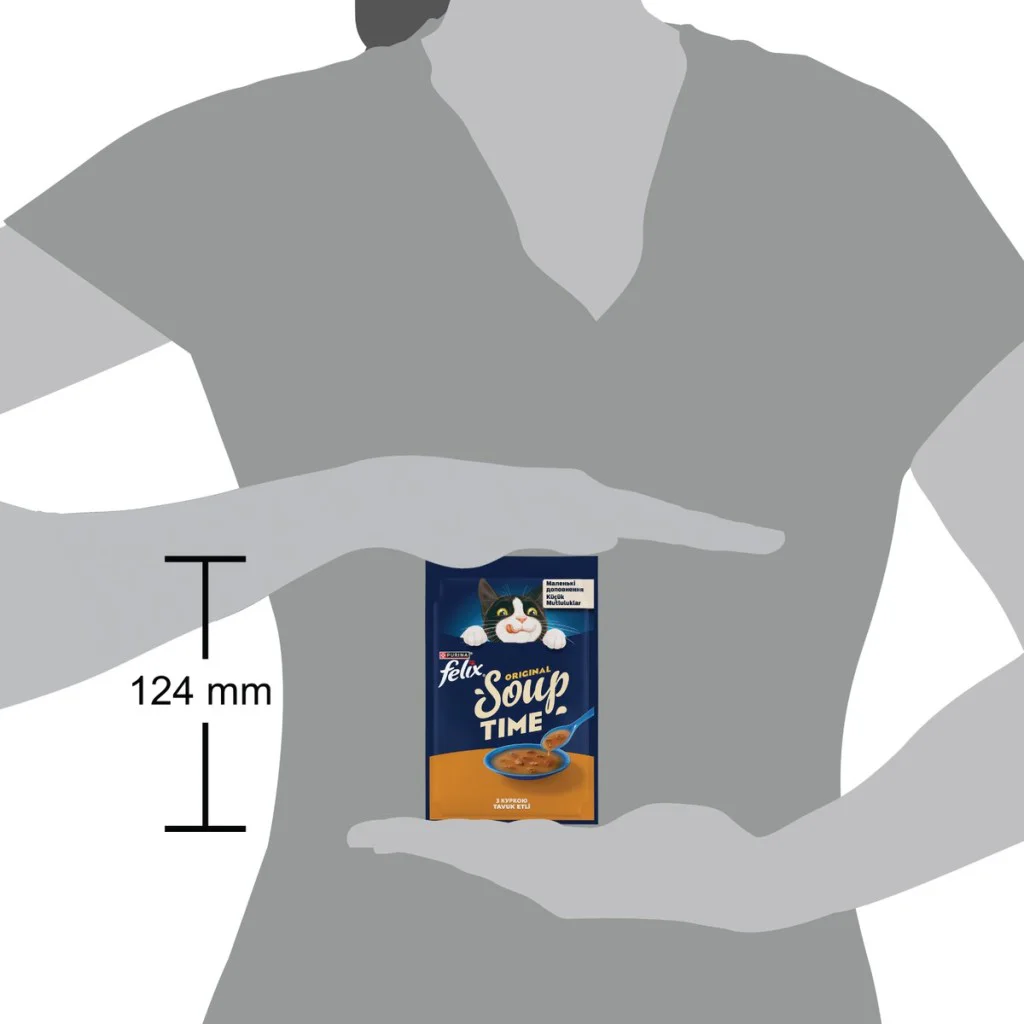 Felix Original Soup Time Tavuk Etli Kedi Çorbası 48gr