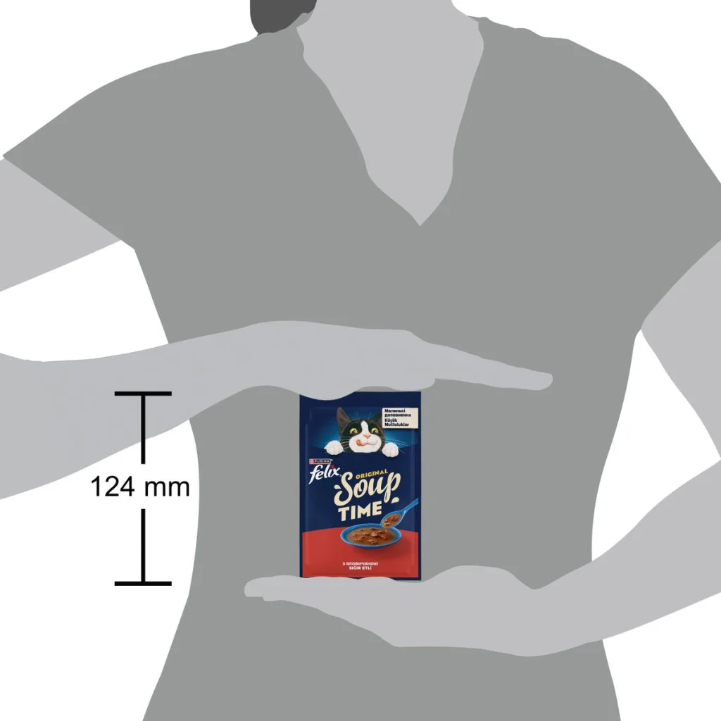 Felix Original Soup Time Sığır Etli Kedi Çorbası 48gr