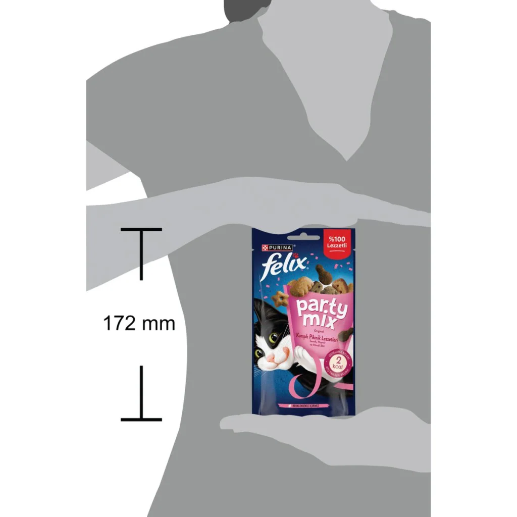 Felix Party Mix Original Karışık Piknik Lezzetleri Kedi Ödül Mama