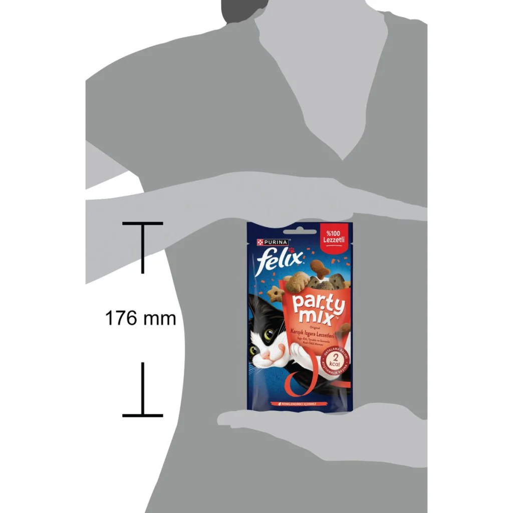 Felix Party Mix Original Karışık Izgara Lezzetleri Kedi Ödül Mama Felix Party Mix Original Karışık Izgara Lezzetleri Kedi Ödül Mama