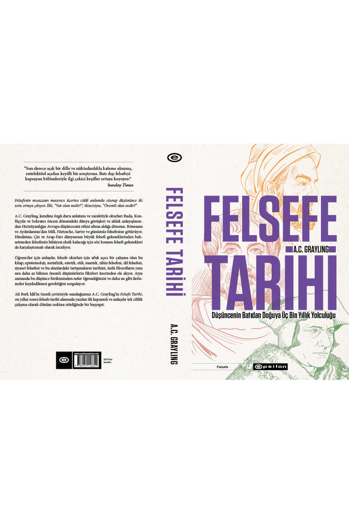 Epsilon Yayınevi Felsefe Tarihi: Düşüncenin Batıdan Doğuya Üç Bin Yıllık Yolculuğu