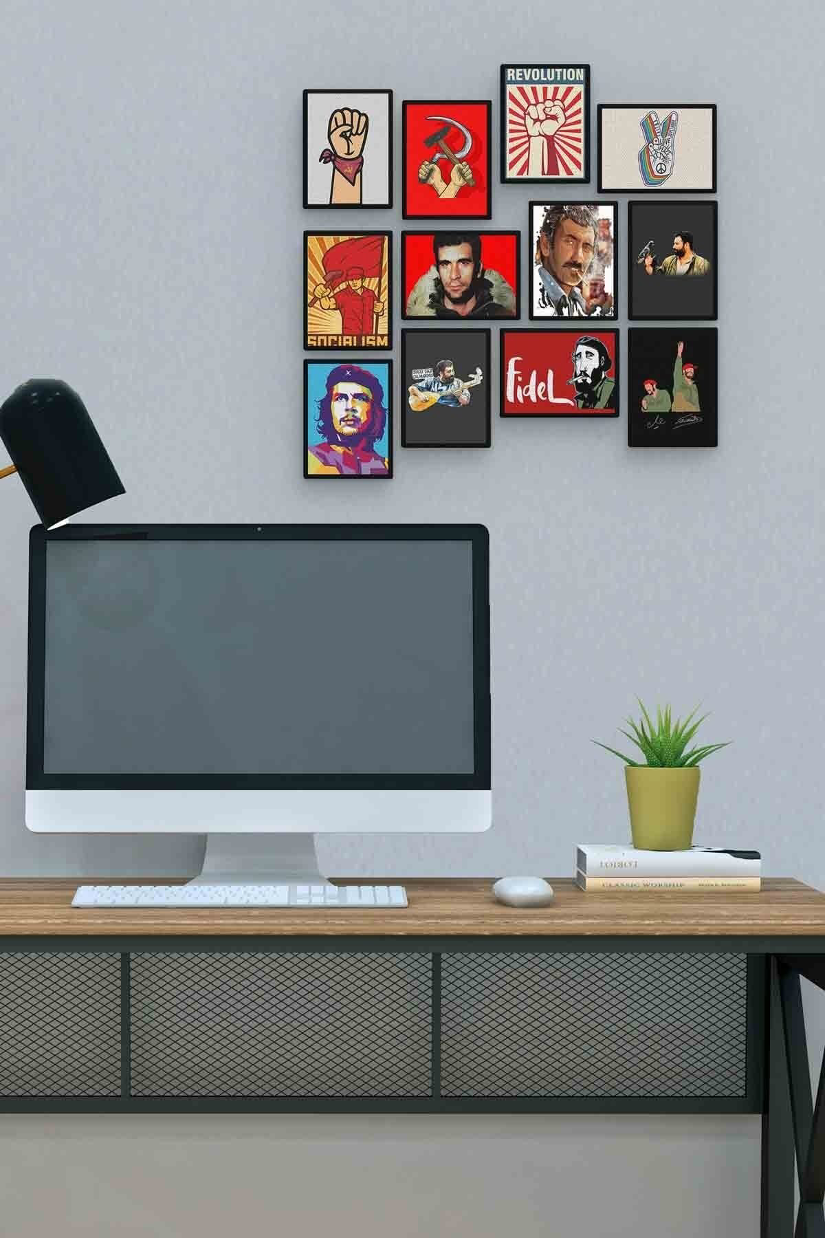 Felsefi 12 Parça Mdf (ahşap) Tablo Ofis Boyu  Fiyatı, Yorumları ve Özellikleri