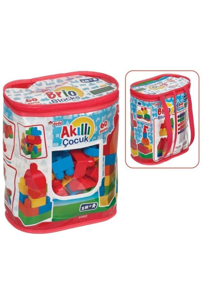 Fen Toys Akıllı Çocuk Bloklar 60 Parça Torba 01022