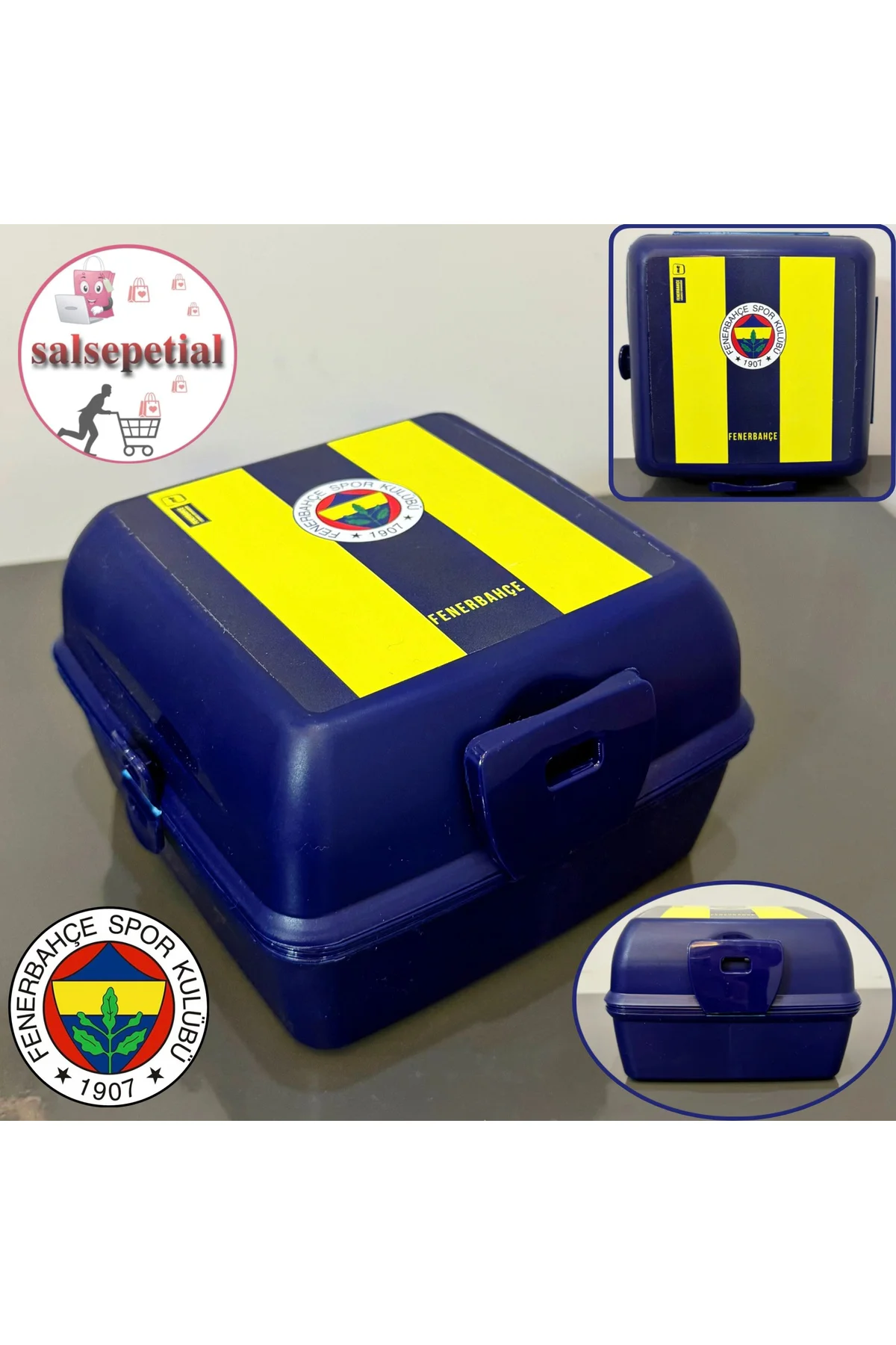 Fenerbahçe Lisanslı Beslenme Kutusu 4 Bölmeli Kilitli Okul Beslenme Kabı Yemek Kabı Fiyatı, Yorumları ve Özellikleri