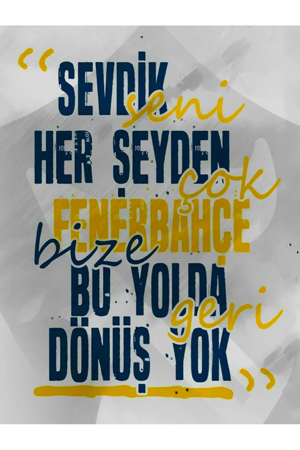 Fenerbahçe Temalı Ahşap Poster 15x21