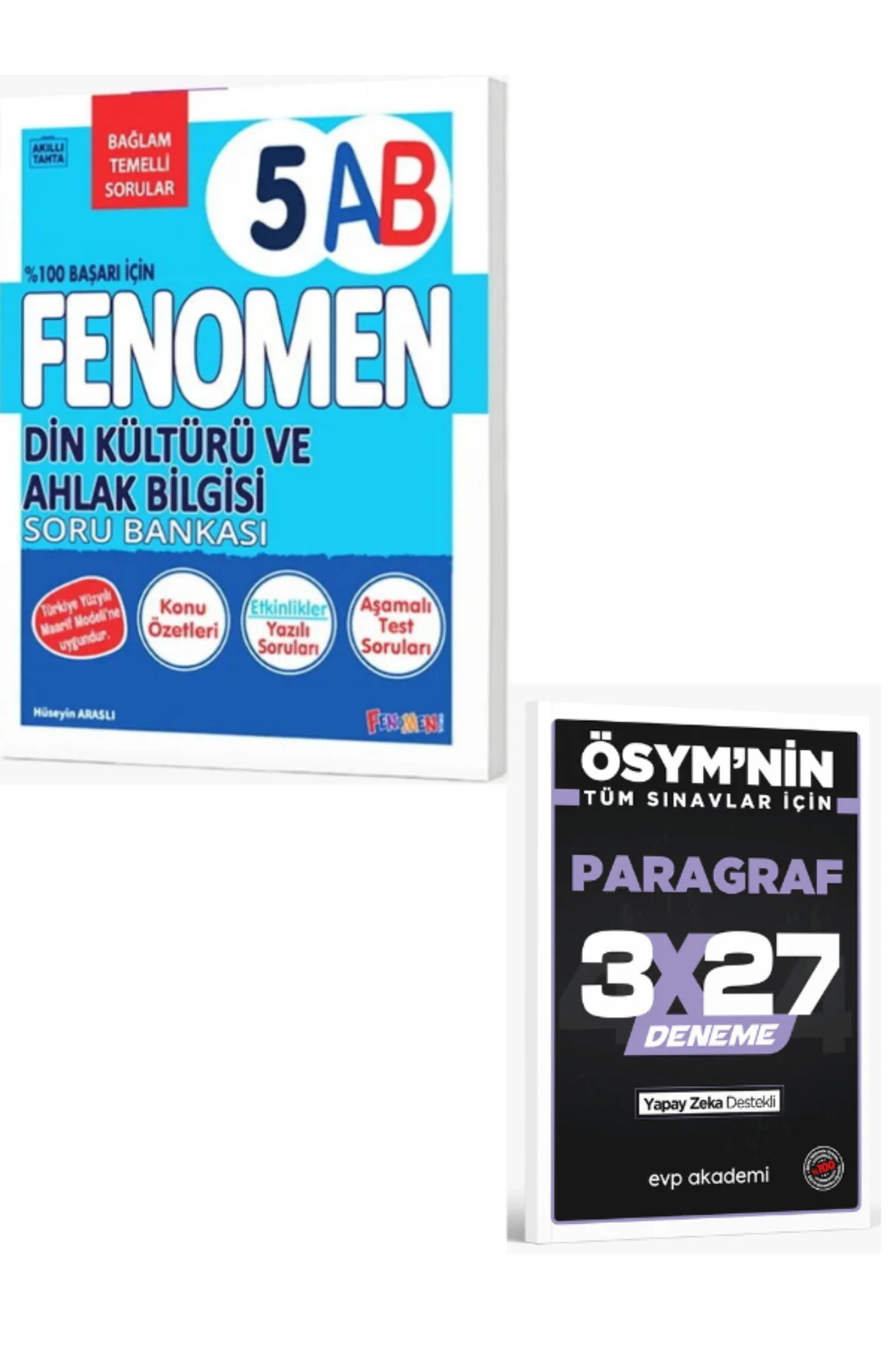 Fenomen 2027 5. Sınıf Din Kültürü ve Ahlak Bilgisi A ve B Fenomen Soru Bankası+ Paragraf Fenomen 2027 5. Sınıf Din Kültürü ve Ahlak Bilgisi A ve B Fenomen Soru Bankası+ Paragraf