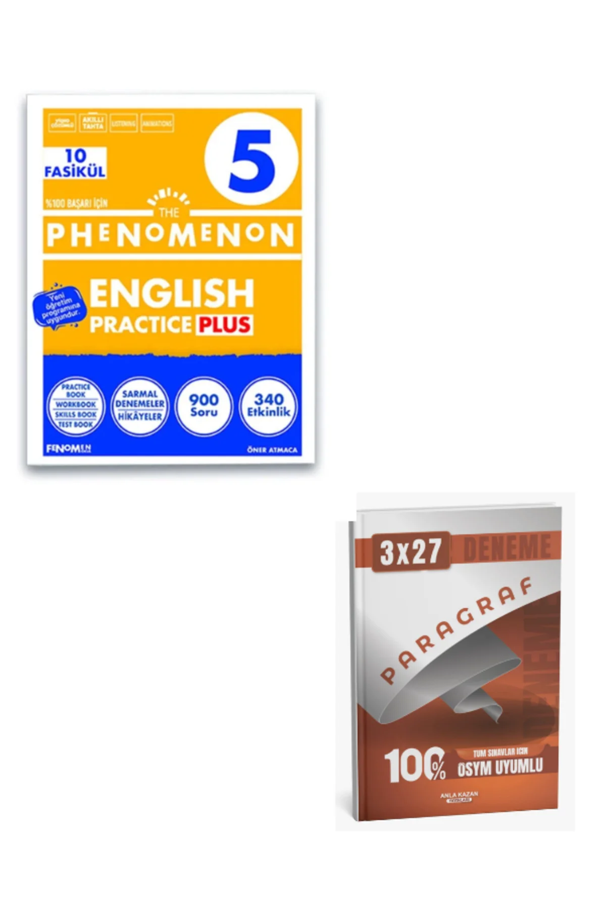 FENOMEN 2027 5 THE PHENOMENON ENGLISH PRACTICE PLUS (10 FASİKÜL)+ Anla Kazan Paragraf
