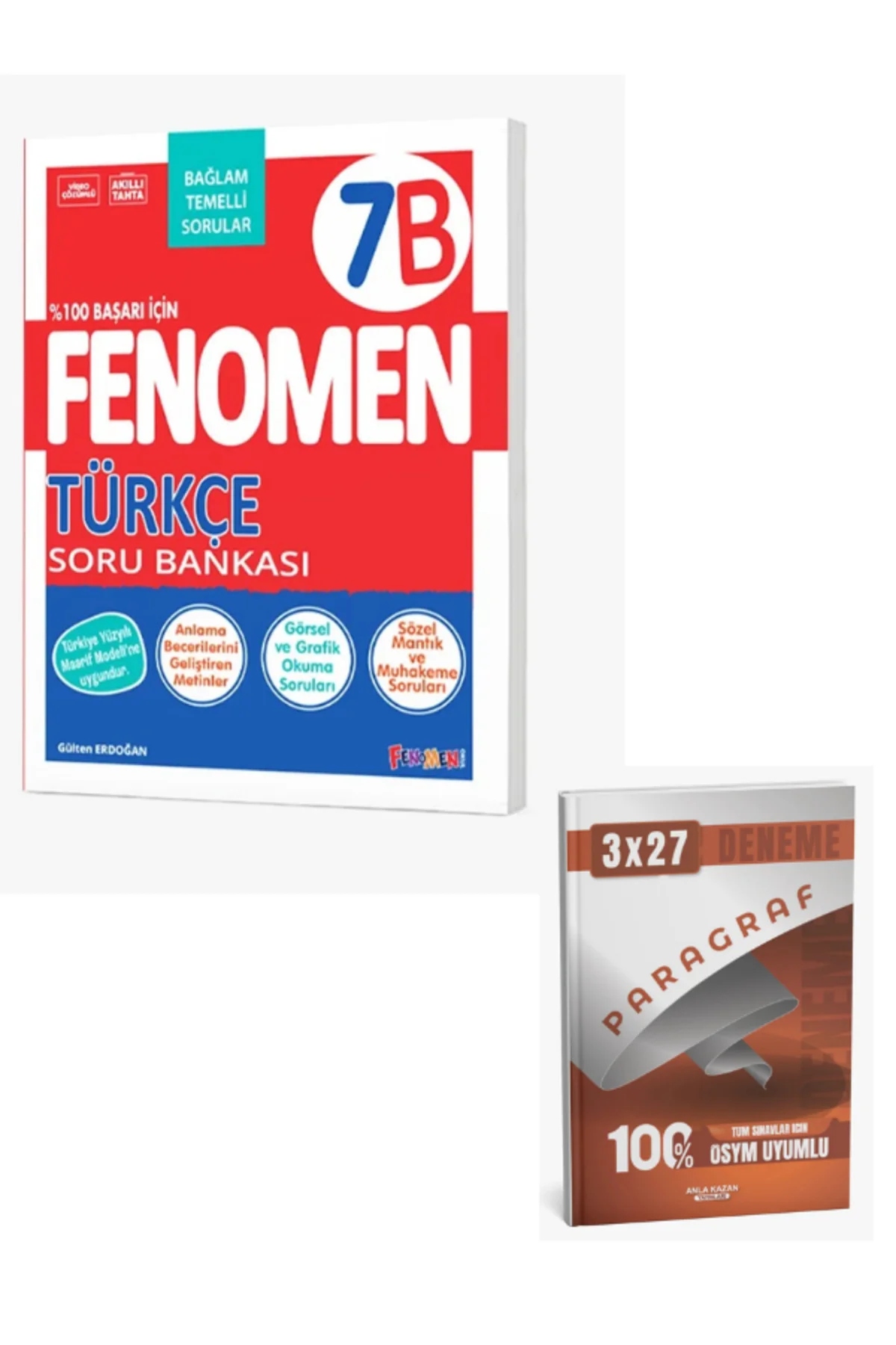 Fenomen 2027 7. Sınıf Türkçe B Fenomen Soru Bankası Güncel Müfredat+ Anla Kazan Paragraf Fenomen 2027 7. Sınıf Türkçe B Fenomen Soru Bankası Güncel Müfredat+ Anla Kazan Paragraf