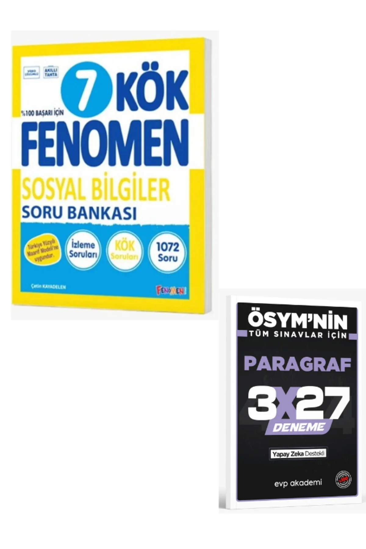 Fenomen 2027 7. Sınıf Sosyal Bilgiler Kök Soru Bankası+EVP Akademi Paragraf