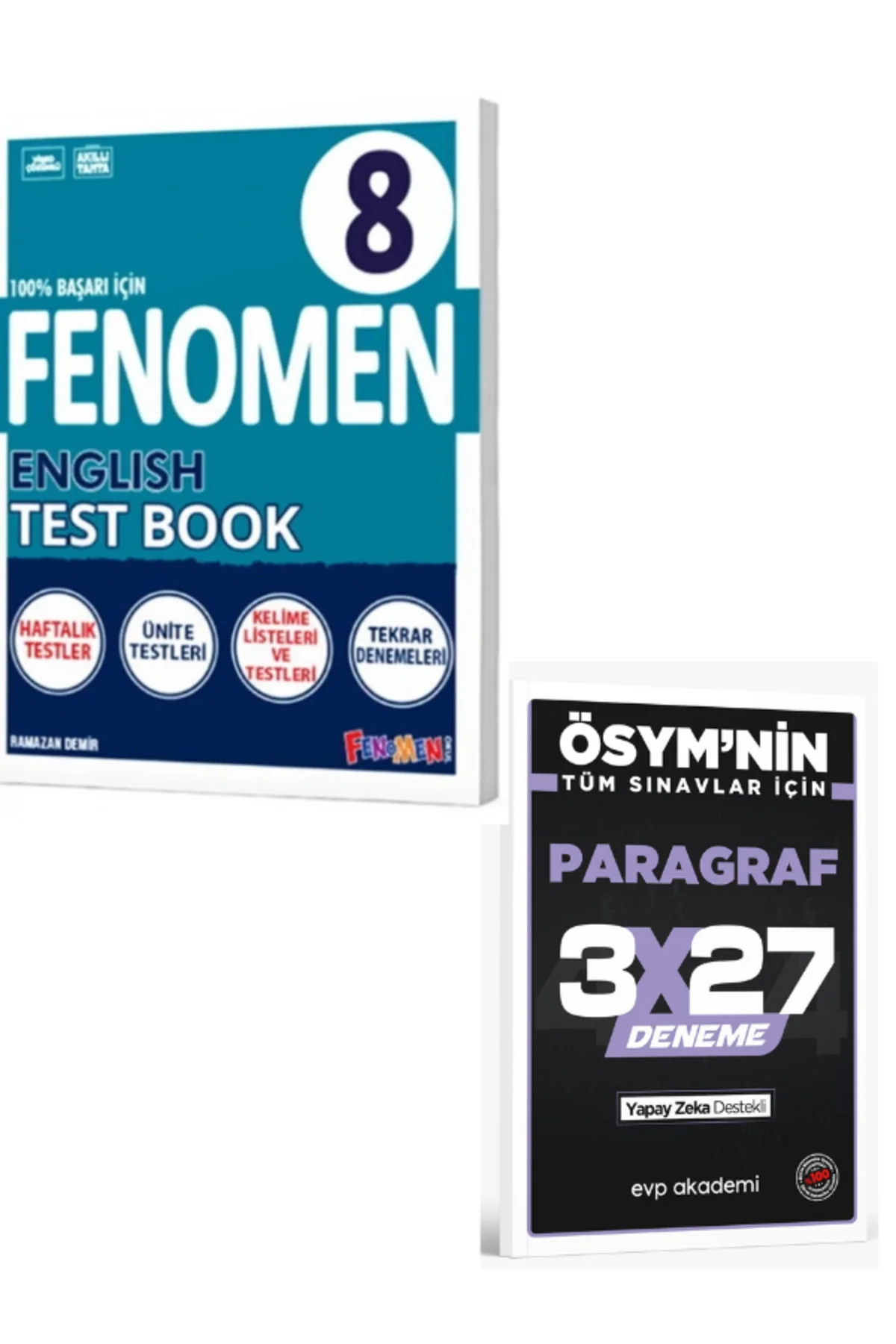 FENOMEN 2027 8 ENGLISH TEST BOOK+ EVP Akademi Paragraf