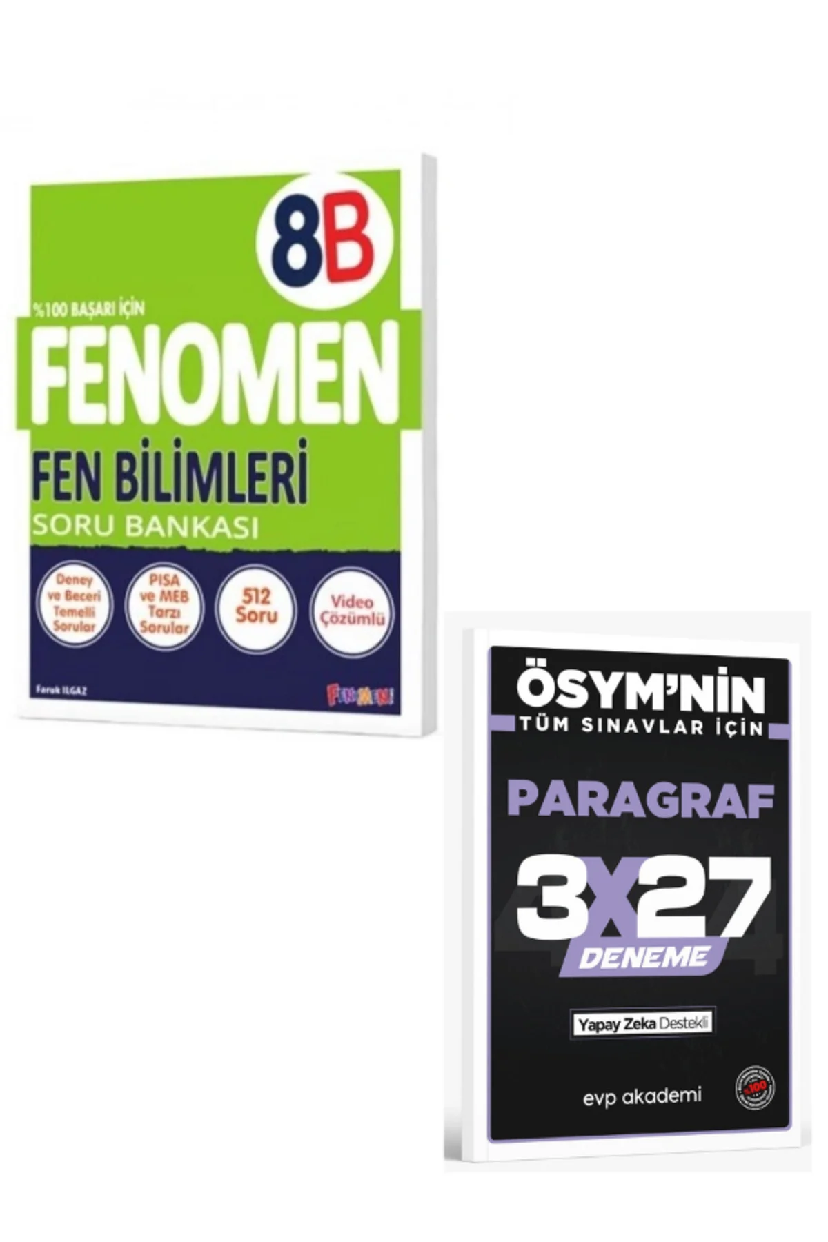 FENOMEN 2027 8 FEN BİLİMLERİ SORU BANKASI (B)+ EVP Akademi Paragraf FENOMEN 2027 8 FEN BİLİMLERİ SORU BANKASI (B)+ EVP Akademi Paragraf