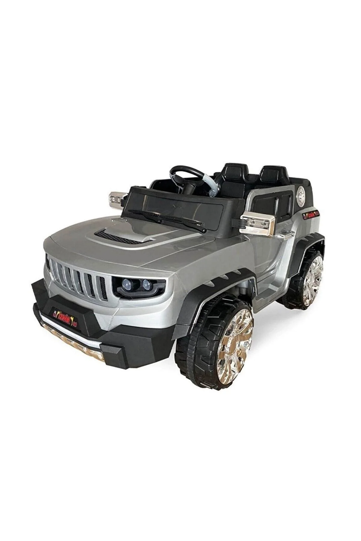 Fenomen 4x4 12v Çift Kişilik Uzaktan Kumandalı Akülü Araba Gri