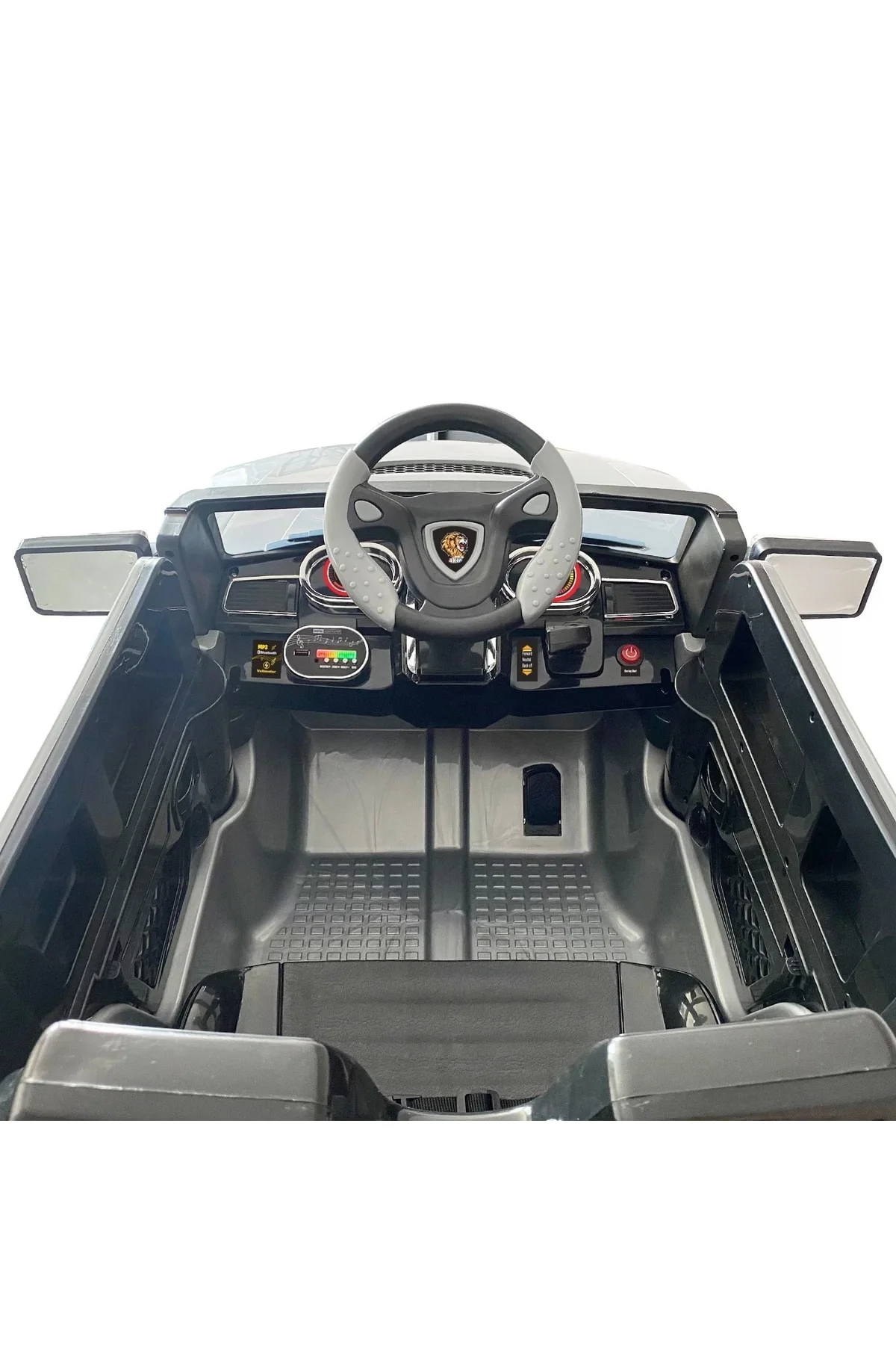 Fenomen Kumandalı Akülü Araba Akülü Jeep 4x4 12 Volt / Gri