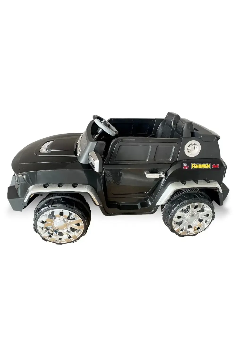 Fenomen Kumandalı Akülü Araba Akülü Jeep 4x4 12 Volt / Siyah