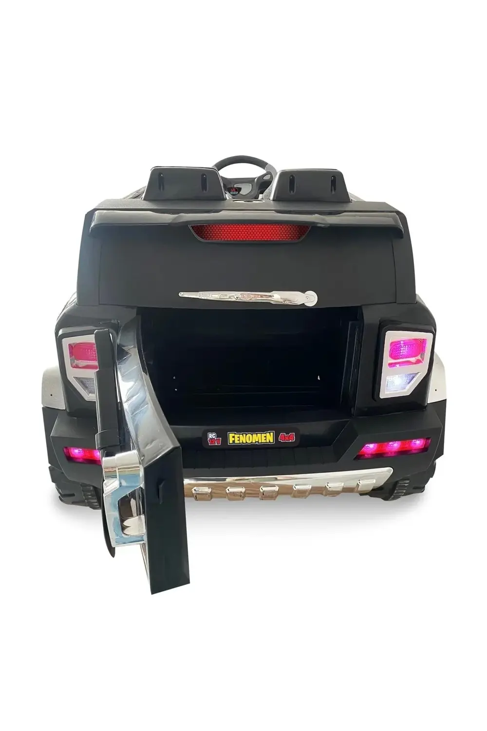 Fenomen Kumandalı Akülü Araba Akülü Jeep 4x4 12 Volt / Siyah