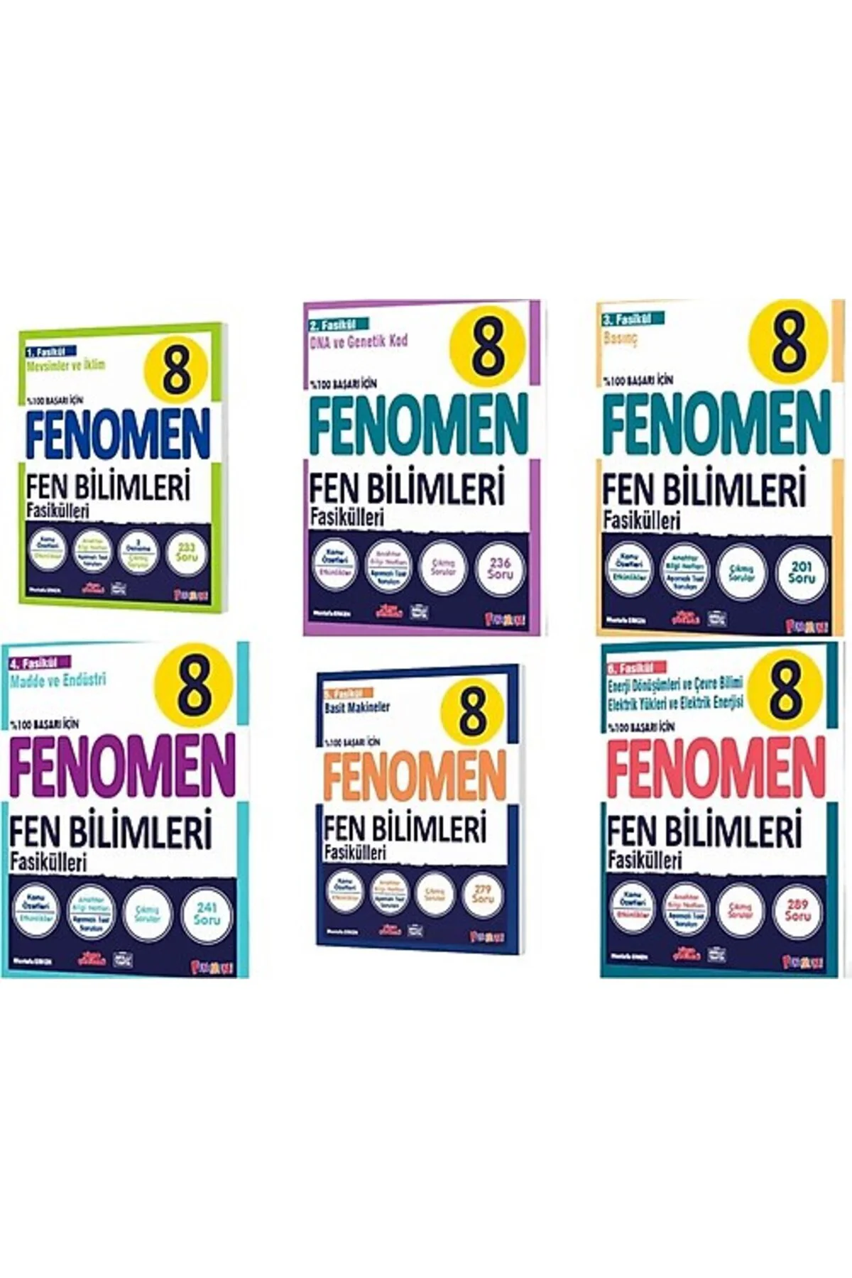 Fenomen Okul Yayınları LGS 8. Sınıf Fen Bilimleri Fasikül Seti (1