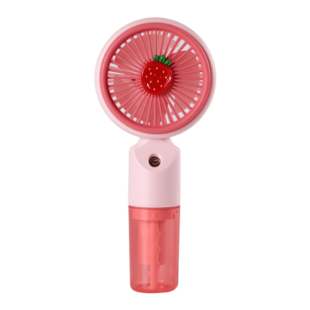 Feny FN-F50 Pembe 3 Kademeli Hızlı Buharlı Vantilatör - 800mAh Dahili Batarya ve Type-C Şarj