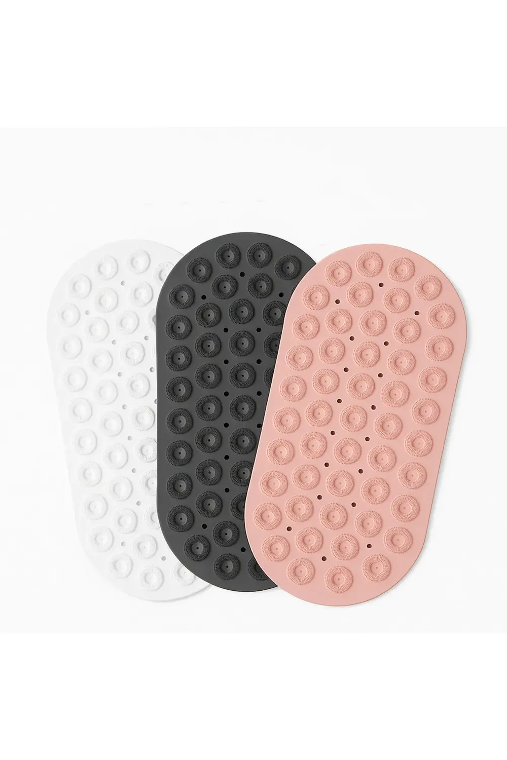 Ferah Plastik Masajlı Kaymaz Banyo Paspası – | Oval Şekil | Vantu