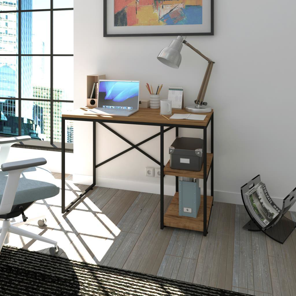 Sivas Gözde Mobilya Ferforje Çalişma Masasi 110X56x76cm