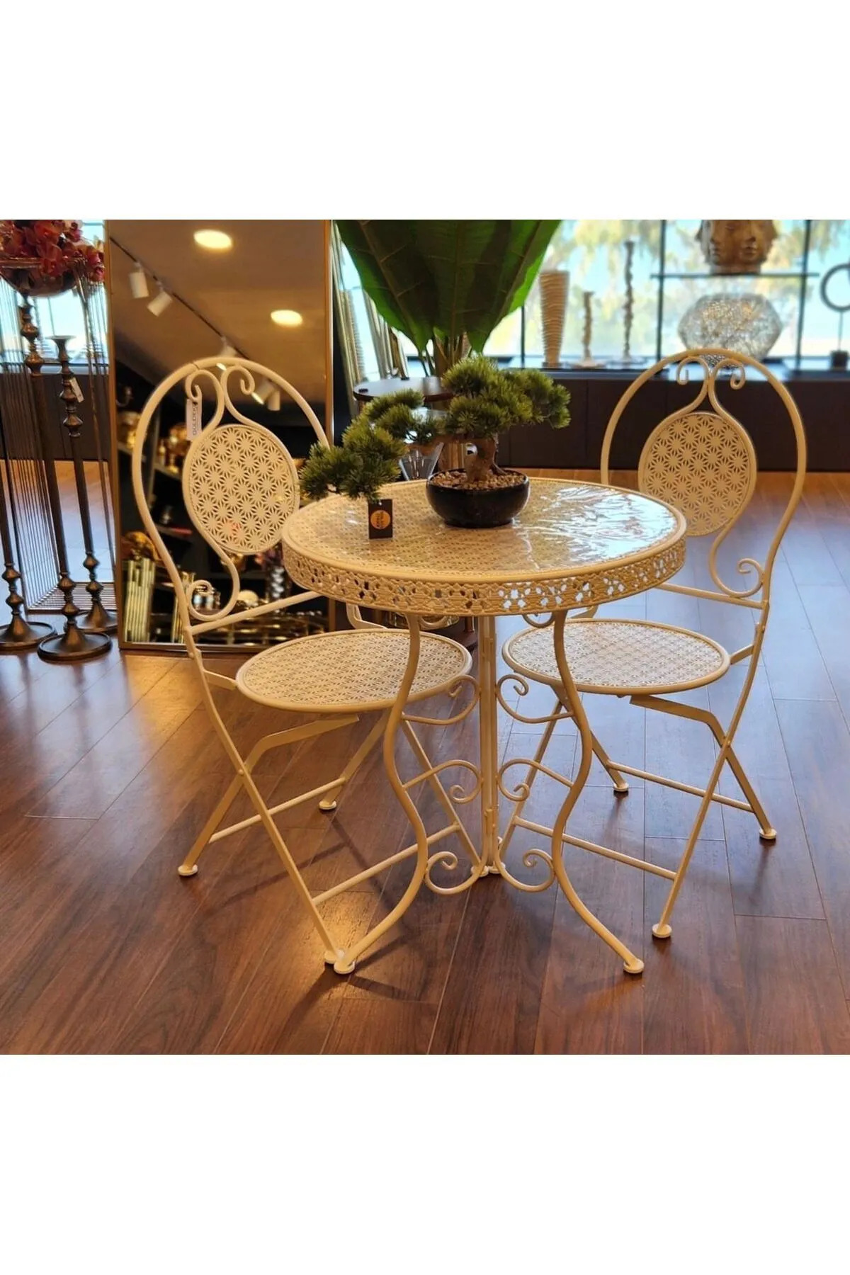 Ferforje Set Masa Sandalye Balkon Takımı Bahçe Takımı Kafe Takımı Ferforje Set Masa Sandalye Balkon Takımı Bahçe Takımı Kafe Takımı