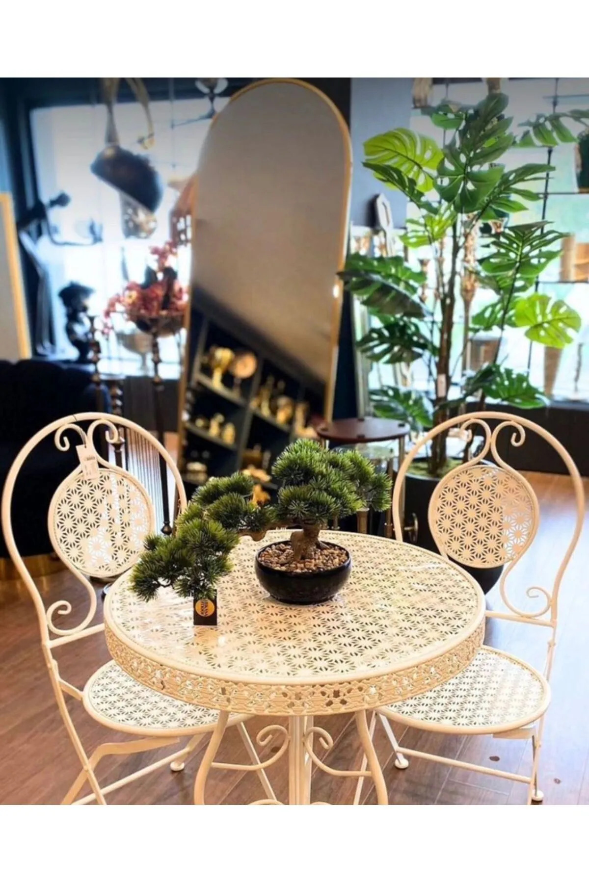 Ferforje Set Masa Sandalye Balkon Takımı Bahçe Takımı Kafe Takımı Ferforje Set Masa Sandalye Balkon Takımı Bahçe Takımı Kafe Takımı - Görsel 2