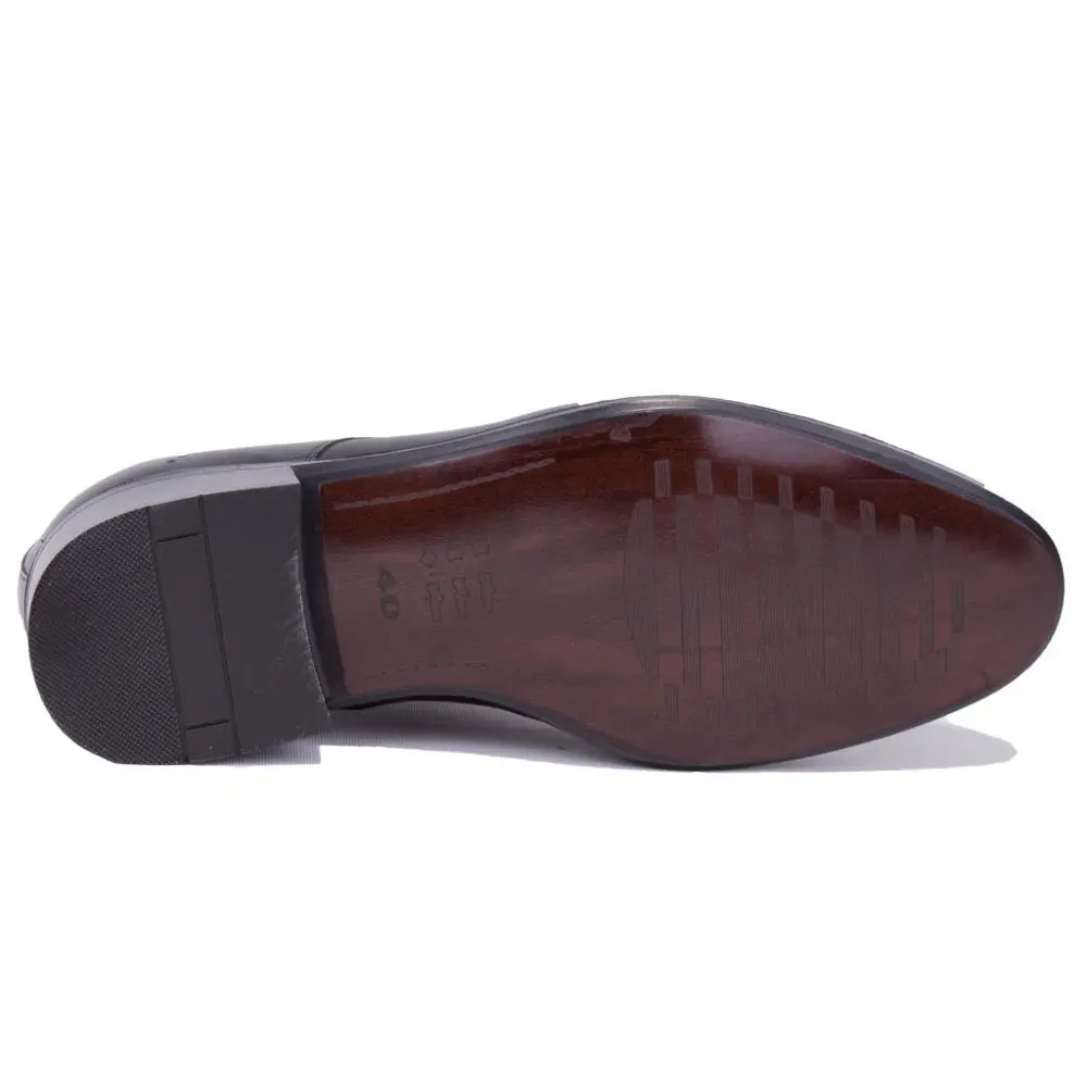 Fermend 383 Siyah Klasik Deri Erkek Ayakkabı