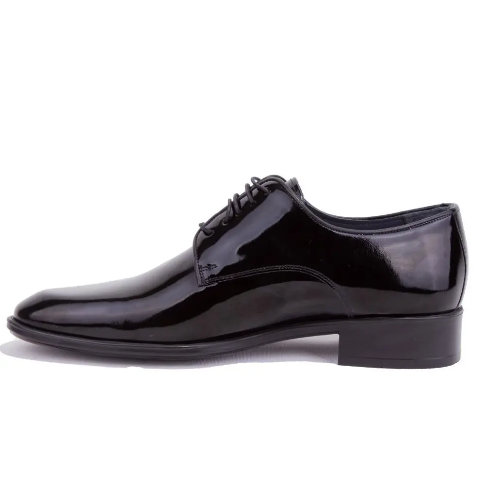 Fermend 849 Siyah Rugan Klasik Deri Erkek Ayakkabı