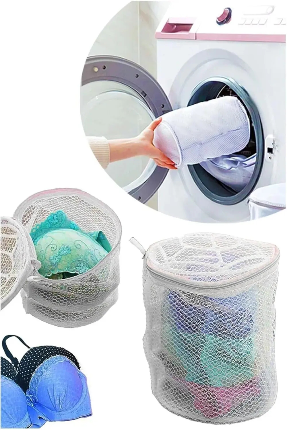 Fermuarlı Sütyen Yıkama Filesi 224120