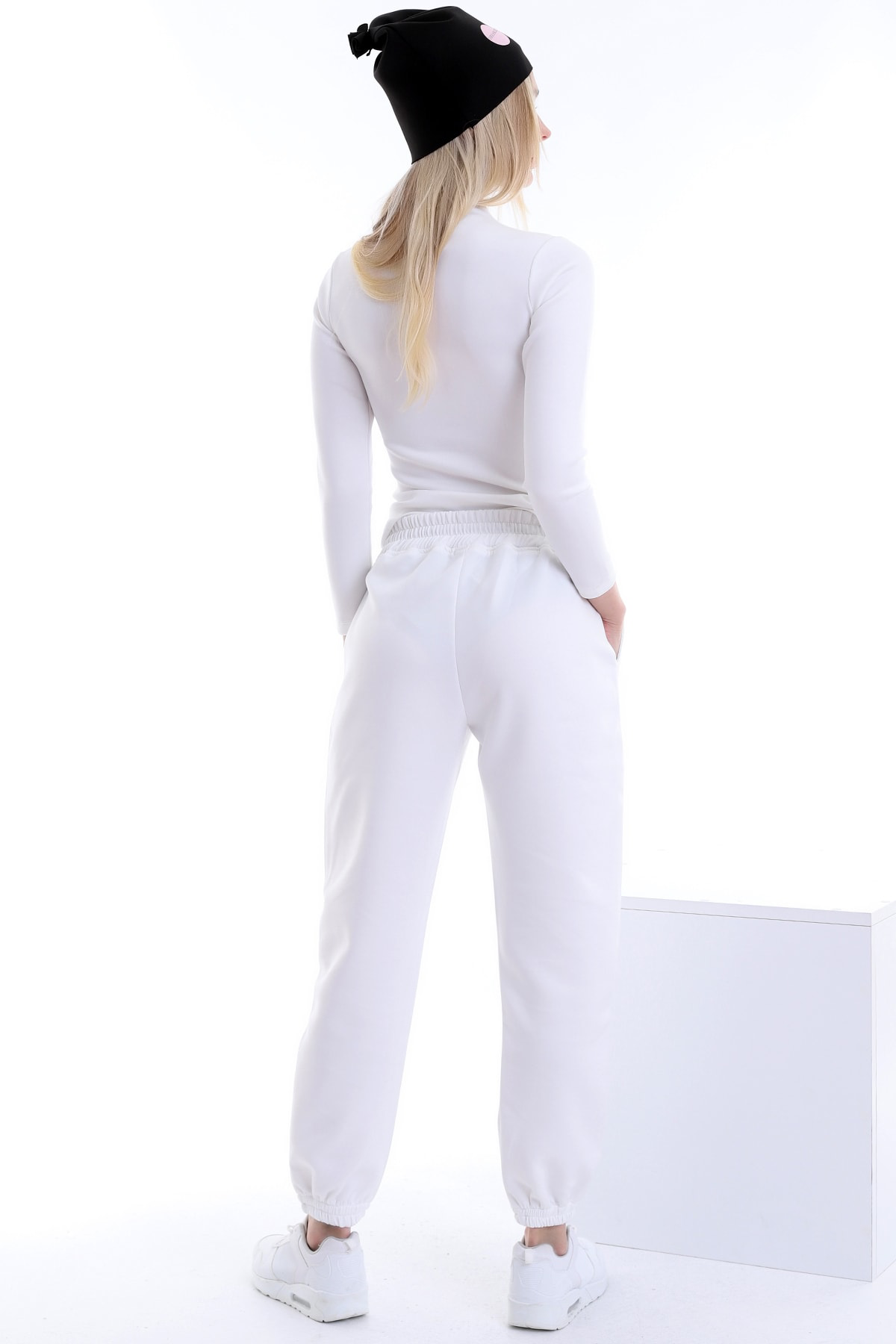 Dreamlike Fermuarlı Uzun Kol Beli Lastikli Cepli Sportif Jogging Takım