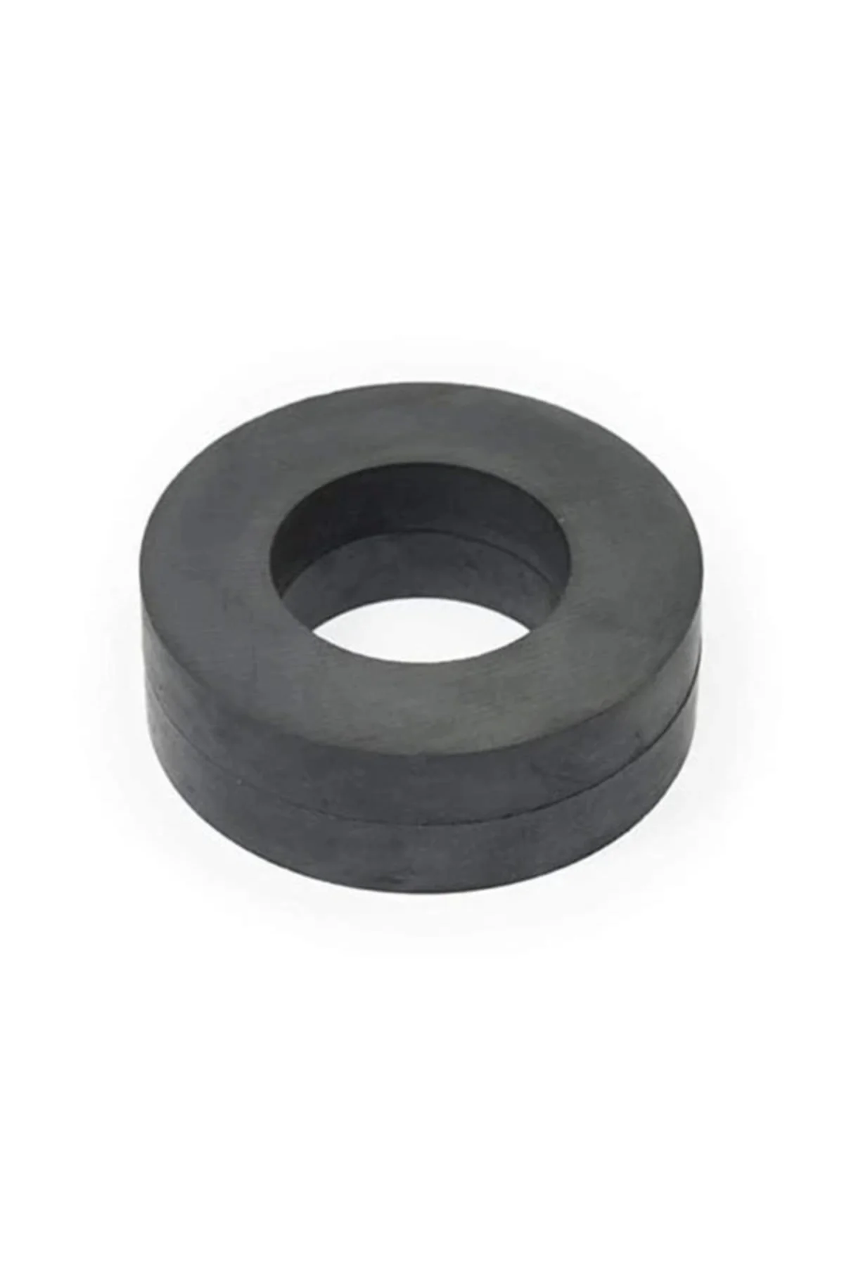 Ferrit Halka Seramik Siyah Kömür Mıknatıs Ø70x32x10 mm (1 Adet)