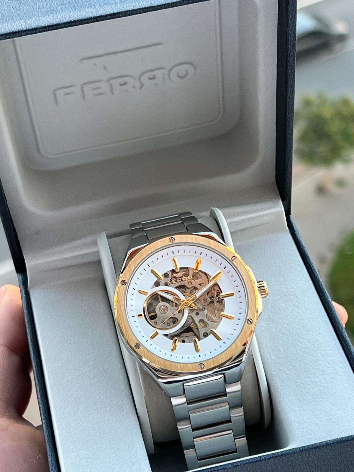 Ferro 2 Yıl Garantili Otomatik Mekanizma 3 Atm Su Geçirmez Çelik 