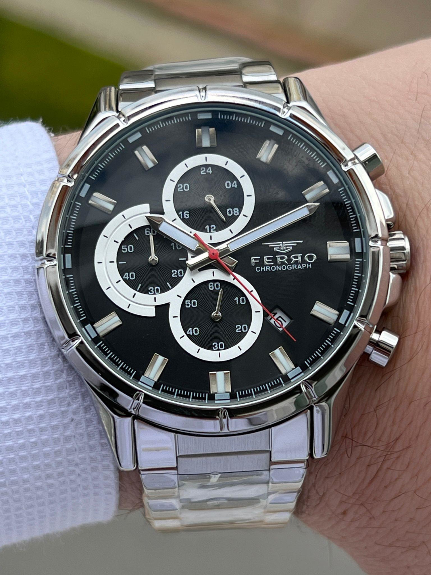 Ferro Çelik Kordon İç Fonksiyonları Aktif Chronograph 30 Mt Su Ge Ferro Çelik Kordon İç Fonksiyonları Aktif Chronograph 30 Mt Su Ge
