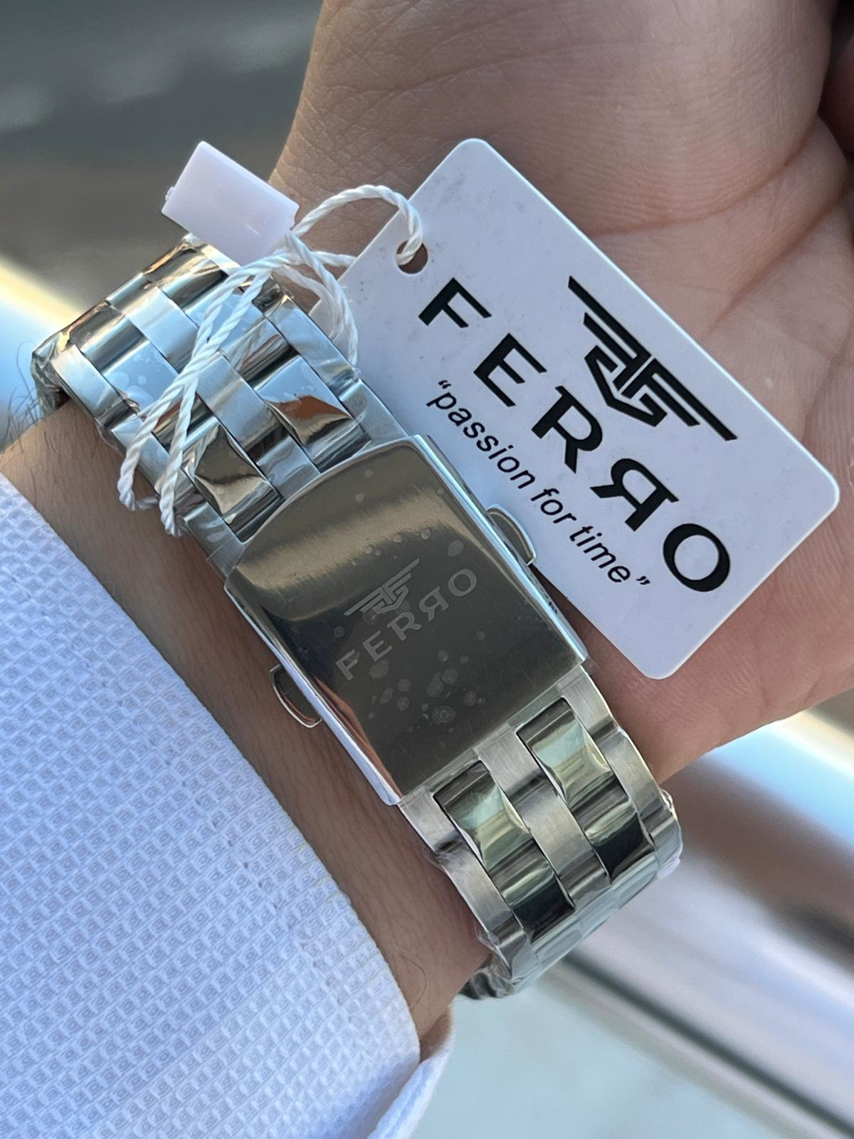 Ferro Çelik Kordon İç Fonksiyonları Aktif Chronograph 30 Mt Su Ge