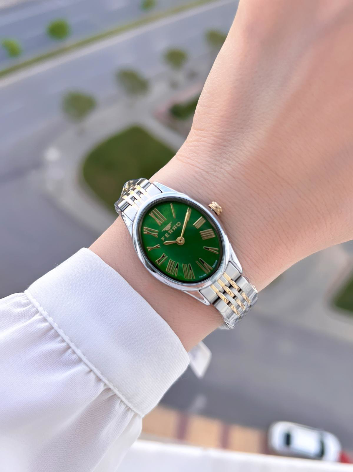 Ferro Çelik Kordon Oval Kasa İTALIAN DESIGN 2 Yıl Garantili Kadın