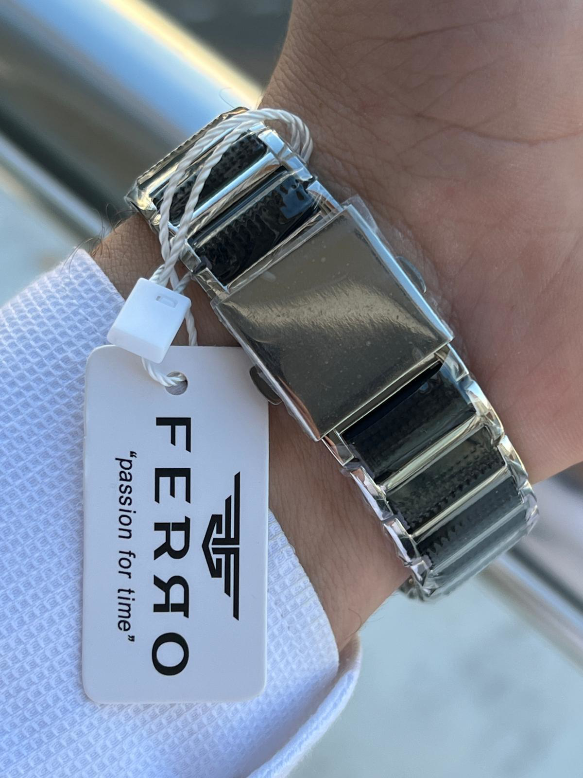Ferro Çelik Kordon İç Fonksiyonları Aktif Chronograph 30 Mt Su Ge