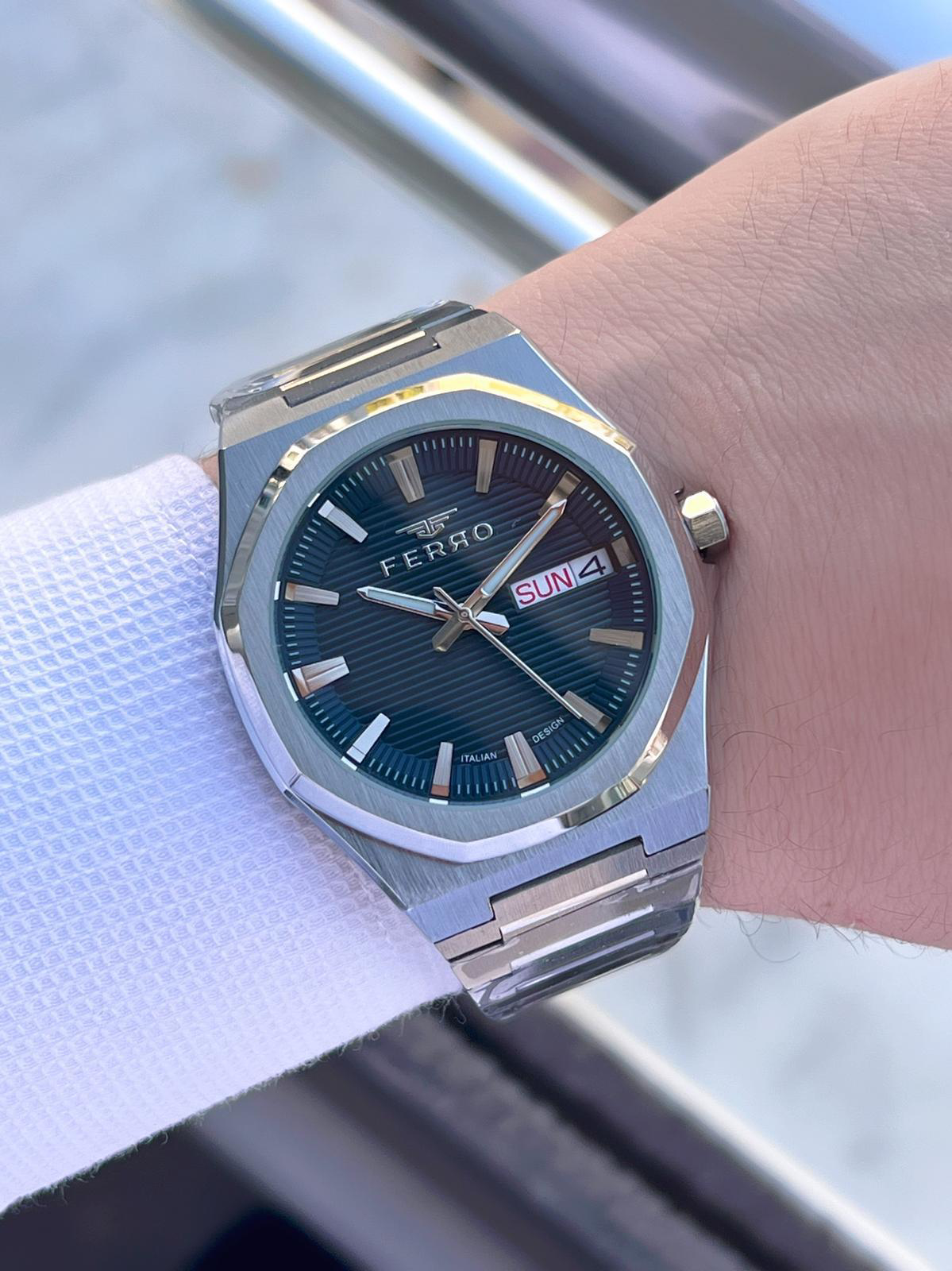 Ferro Çelik Kordon Nişan Ve Damat Saati Olarak ITALIAN DESIGN 3 A Ferro Çelik Kordon Nişan Ve Damat Saati Olarak ITALIAN DESIGN 3 A