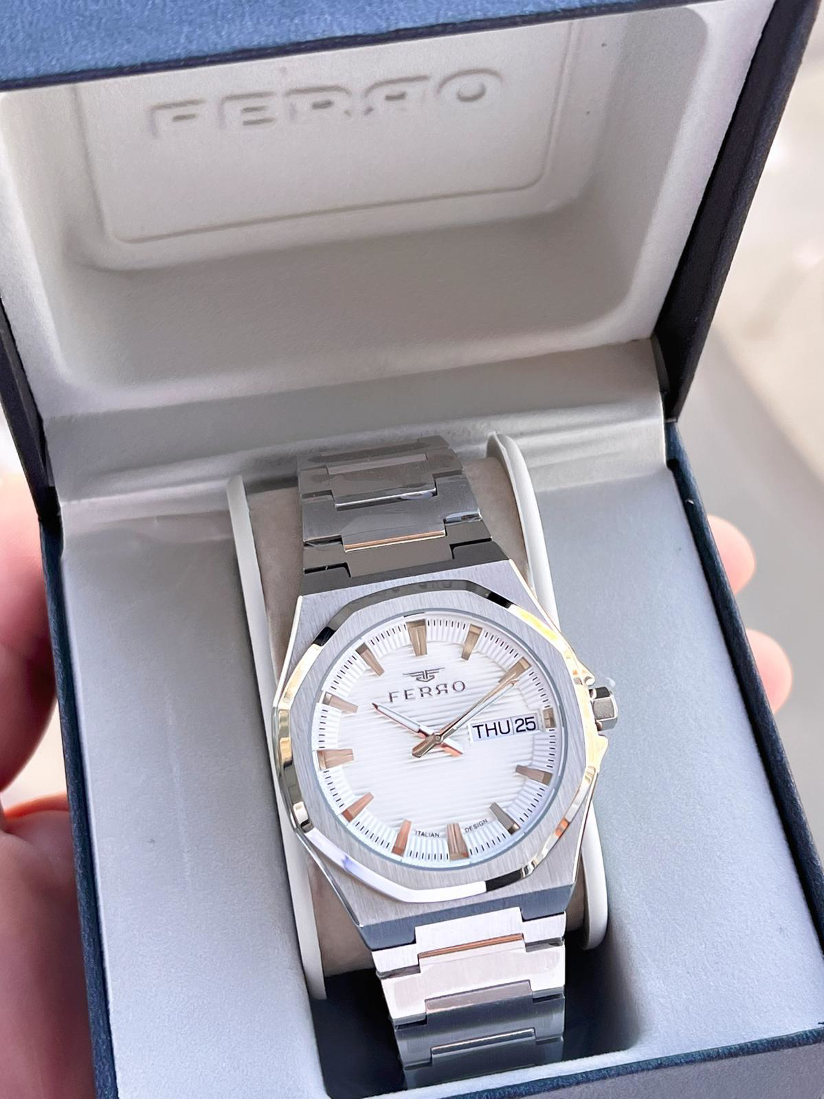 Ferro Çelik Kordon Nişan Ve Damat Saati Olarak ITALIAN DESIGN 3 A Ferro Çelik Kordon Nişan Ve Damat Saati Olarak ITALIAN DESIGN 3 A