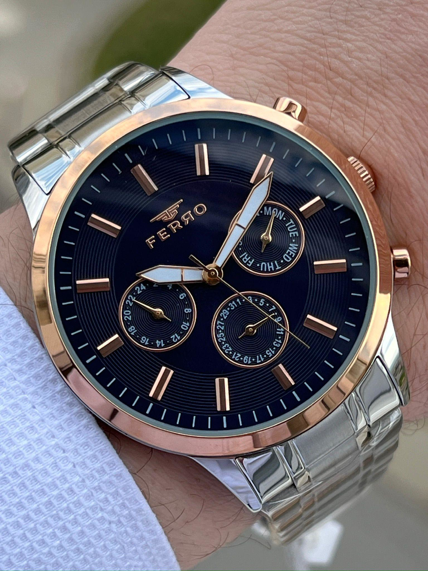 Ferro Çelik Kordon İç Fonksiyonları Aktif Chronograph 30 Mt Su Ge Ferro Çelik Kordon İç Fonksiyonları Aktif Chronograph 30 Mt Su Ge